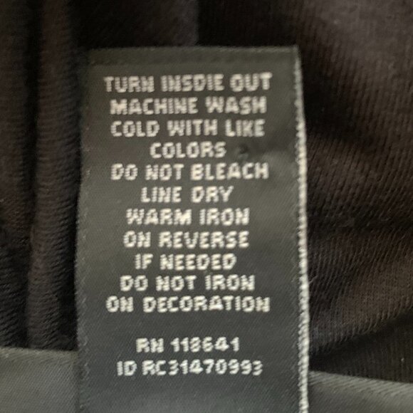 Lane Bryant Lace Accent 3/4 Sleeve Pullover Top Plus Sz 14/16 Black 73B - Picture 6 of 6